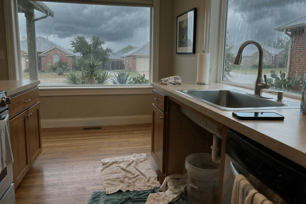 spring storms plumbing